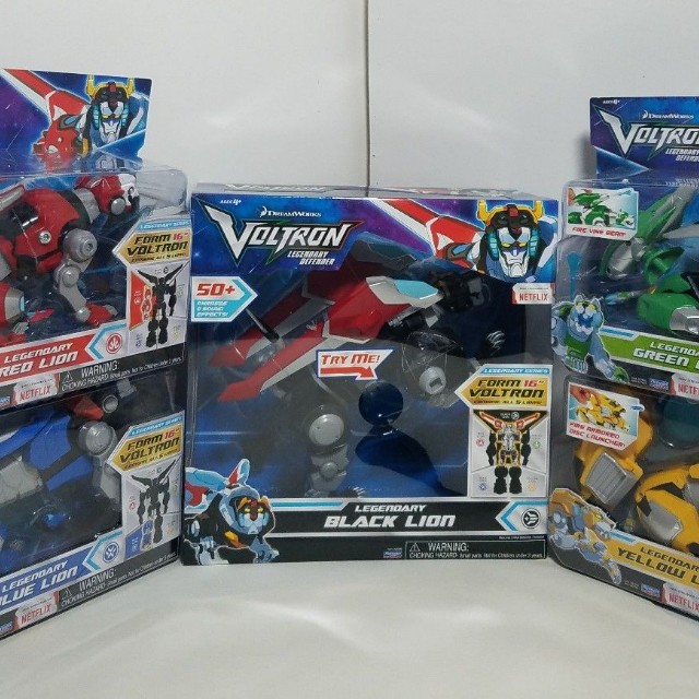 voltron legendary defender toys