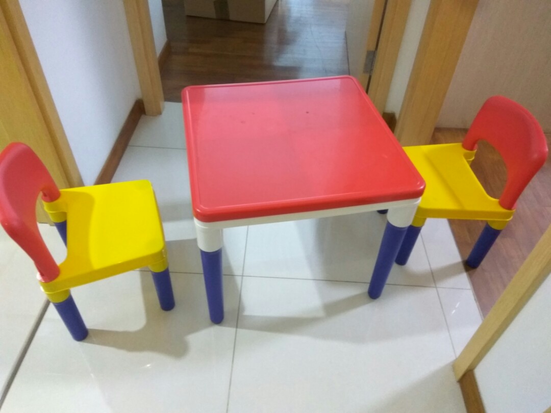 children's lego table and chairs