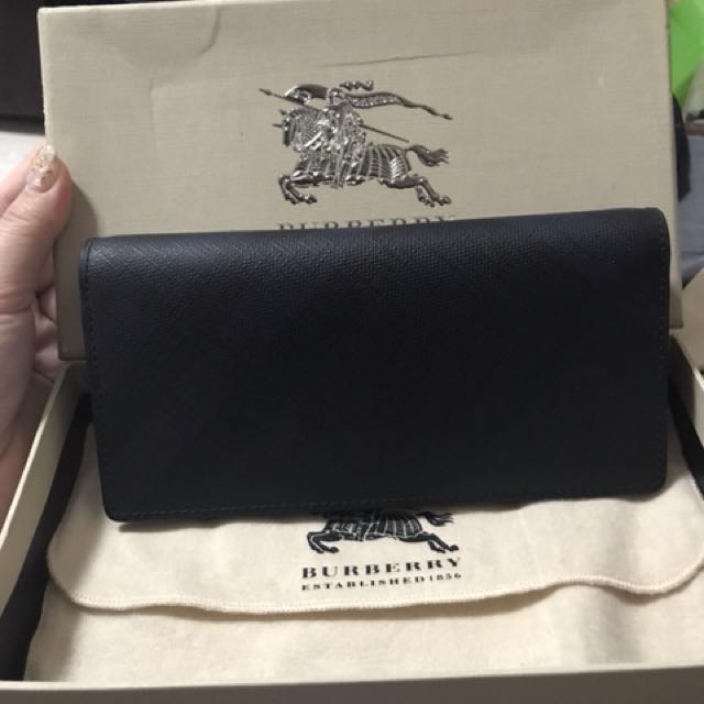 London check and leather continental wallet clearance