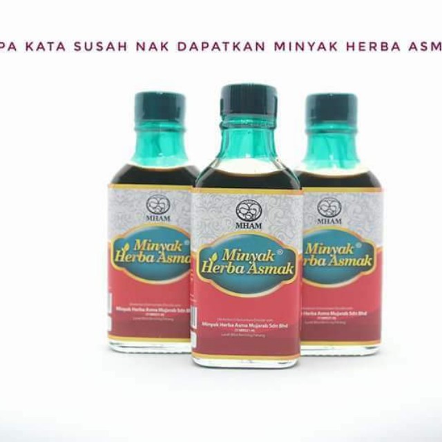 Minyak Herba Asmak Original Instock Health Nutrition Health Supplements Health Food Drinks Tonics On Carousell