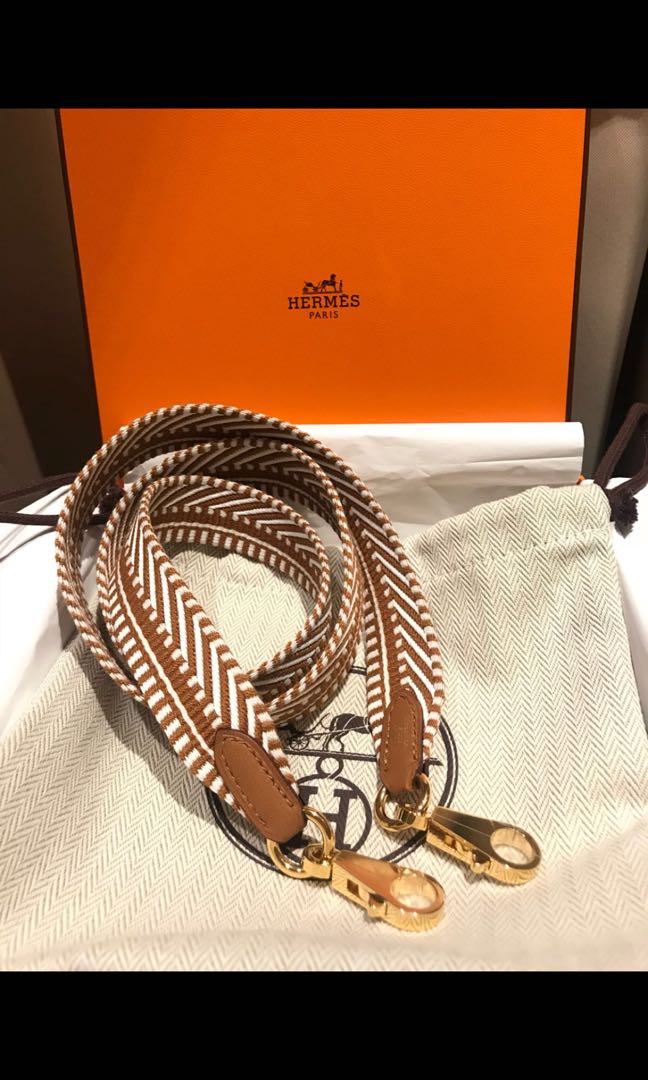 Hermes canvas strap online