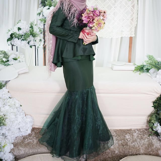 Peplum dress kurung clearance