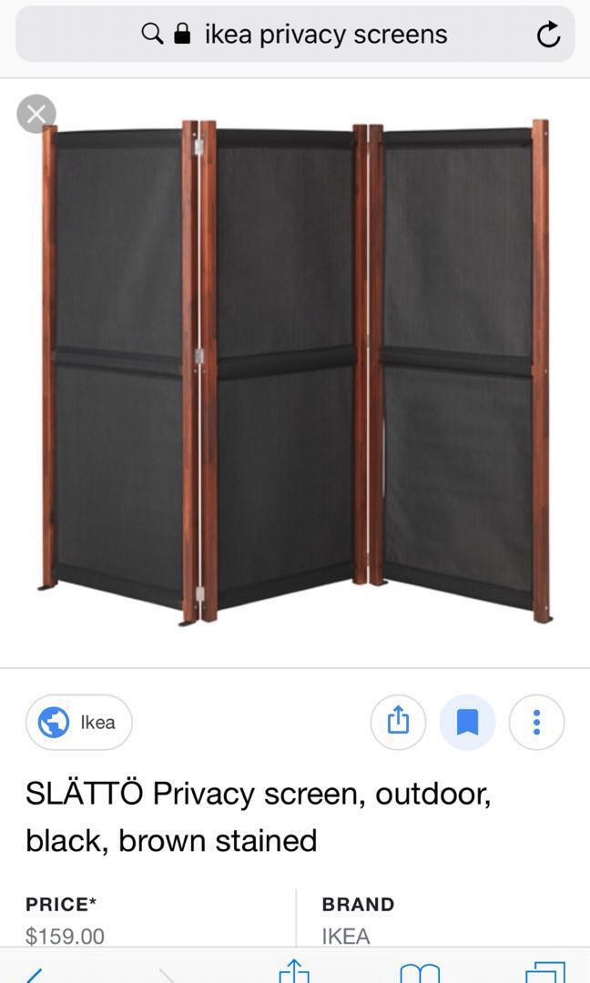 Privacy Screen Divider From Ikea Furniture Others On Carousell