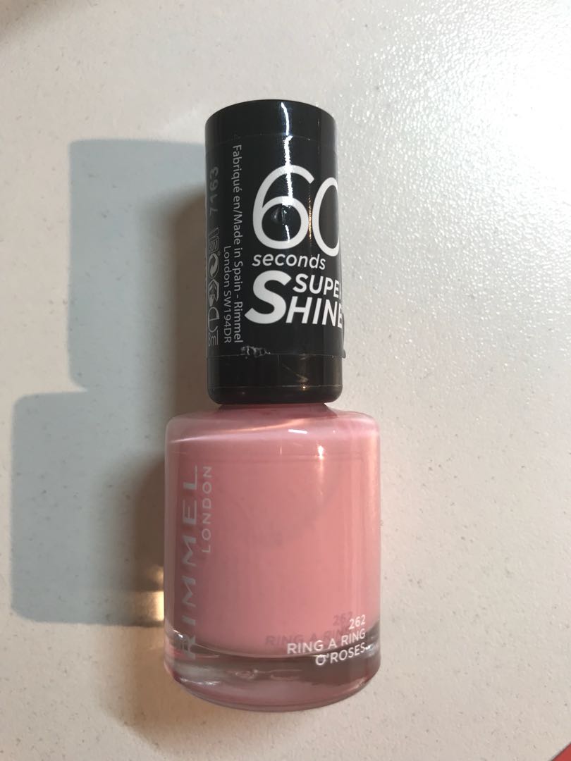 Rimmel 60 Seconds Super Shine 262 Ring A Ring O Roses Health Beauty Nail Care Others On Carousell