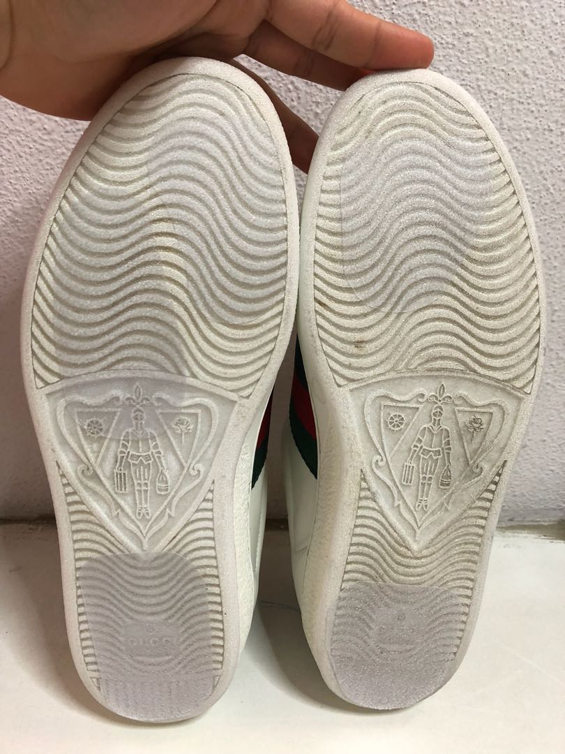 Sole protector applied on Gucci ace 