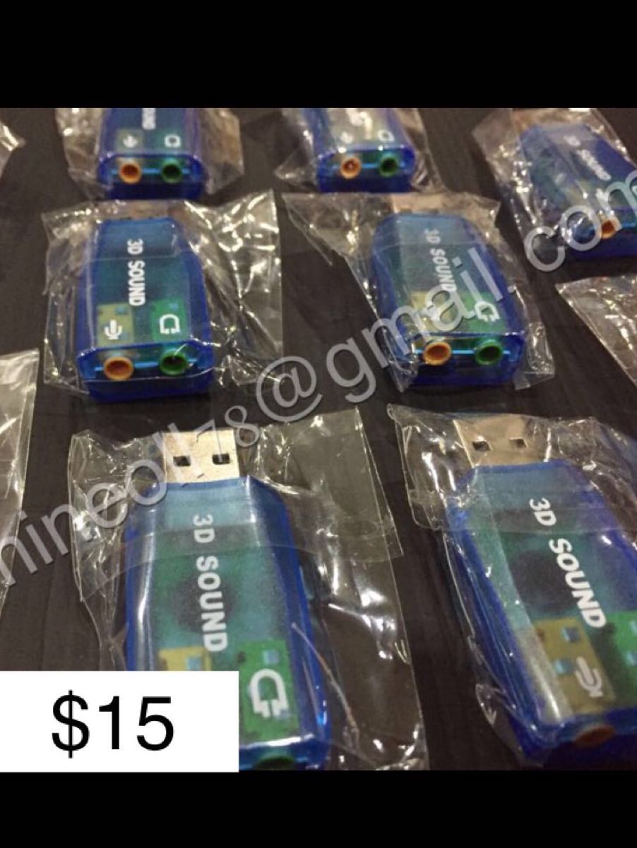 Usb Audio 3d Sound Card Adapter For Playstation Ps3 Ps4