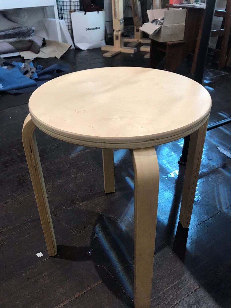 Wood Stool Furniture Home Living Furniture Chairs On Carousell   Wood Stool 1523411196 3a37fcf2 