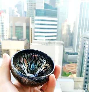 烟花金油滴天目建盏茶碗 splendour fireworkstenmoku tea bowl