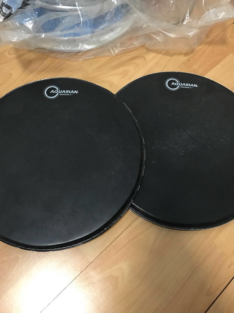 14 Aquarian Response 2 BLACK Batter Head