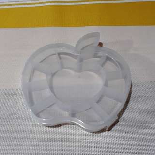 12 compartments apple shape jewelry/ beads /pills organizer