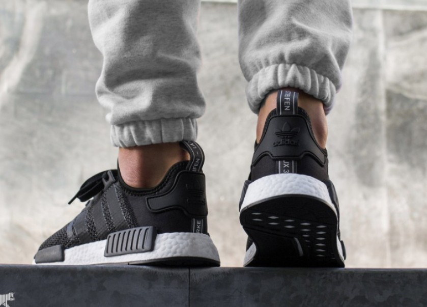 Nmd charcoal grey on cheap feet