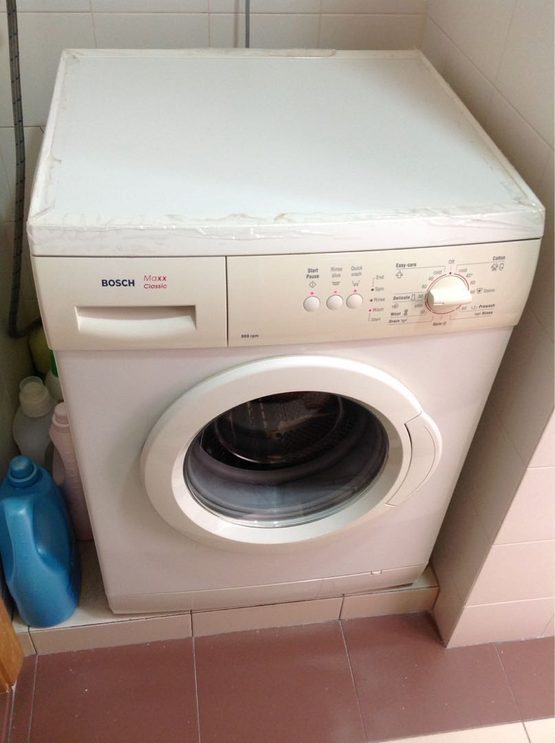 Bosch Maxx Classic 7kg 900rpm Washing Machine Wae18060sg 12 Tv Home Appliances Washing Machines And Dryers On Carousell