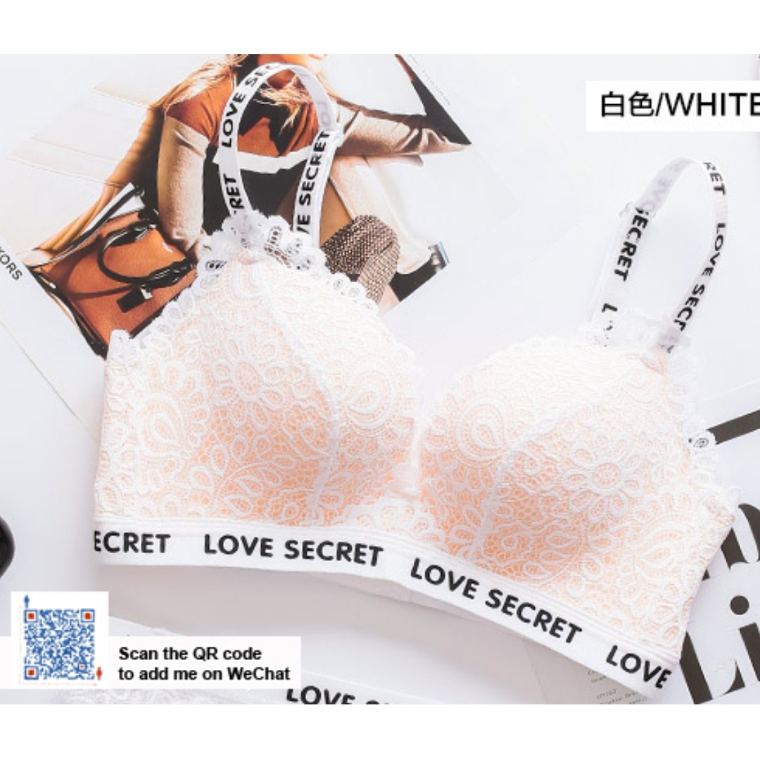 Brand New] Love Secret Wireless Lace Bra, Women's Fashion, New