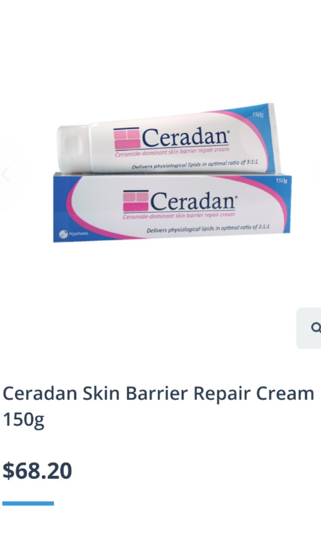 ceradan skin barrier repair cream 150g