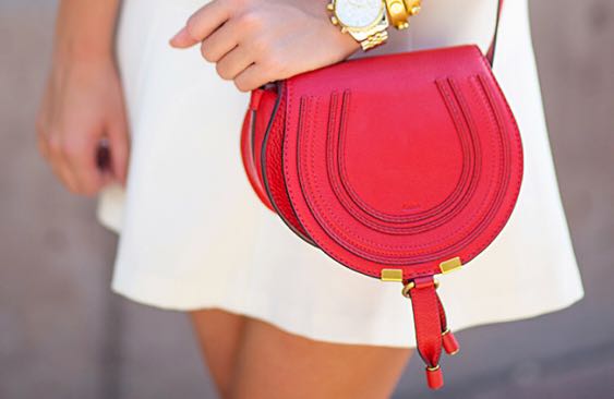 Chloe mini clearance marcie red