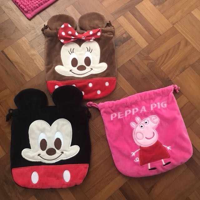 cartoon drawstring bag