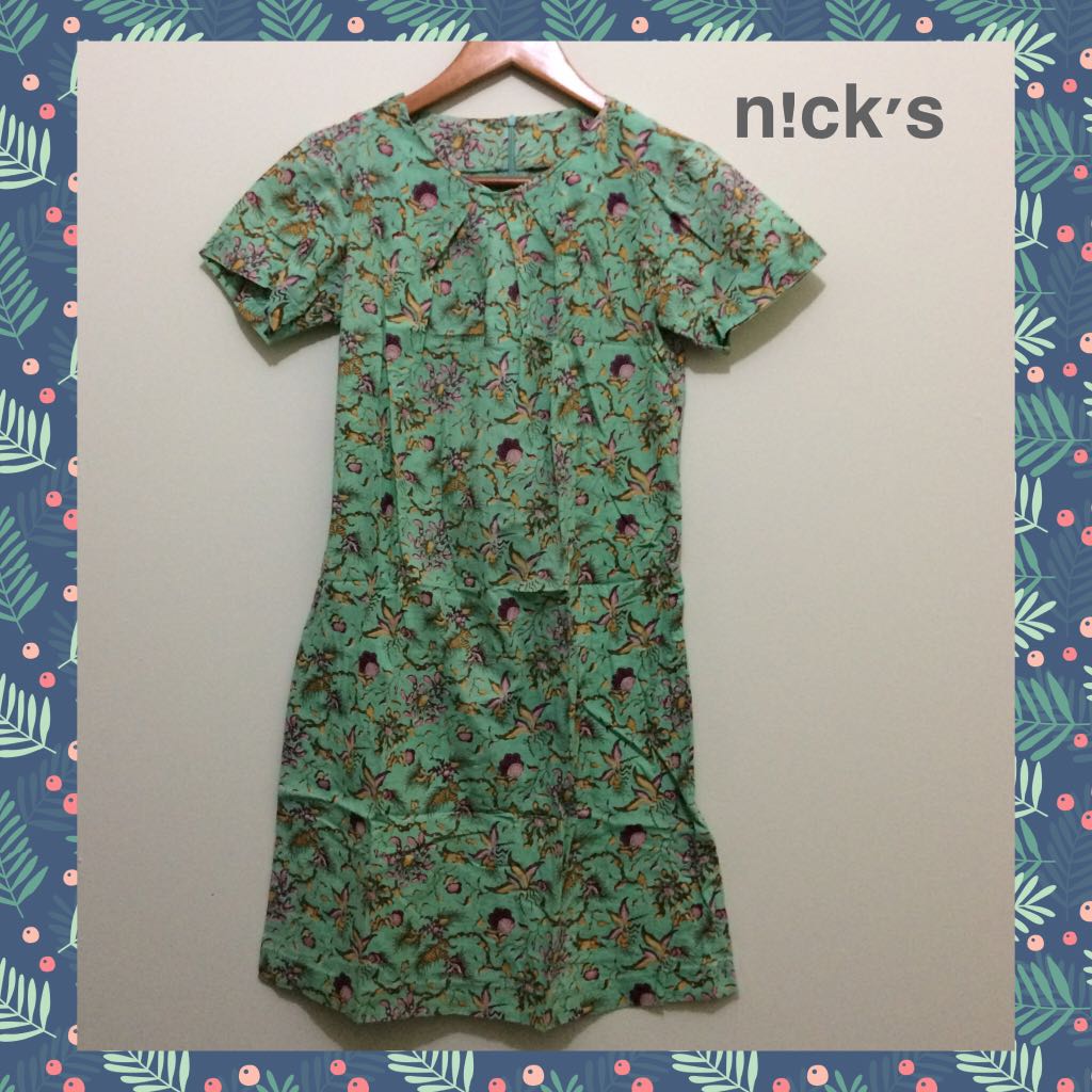 Dress Batik Hijau Tosca Preloved Fesyen Wanita Pakaian Wanita Di Dress Batik Hijau Tosca Preloved Fesyen Wanita Pakaian Wanita Di