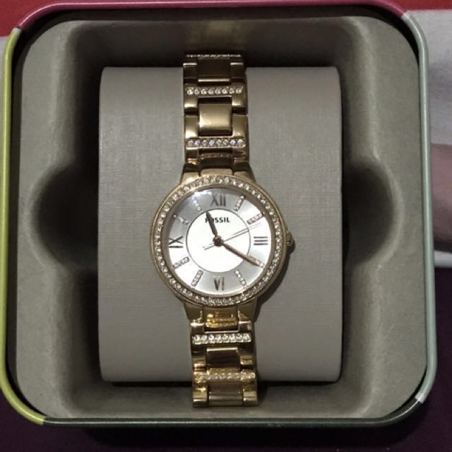 Fossil q 2024 virginia rose gold