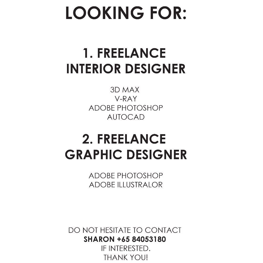 Freelance Interior Designer Graphic Designer Jobs