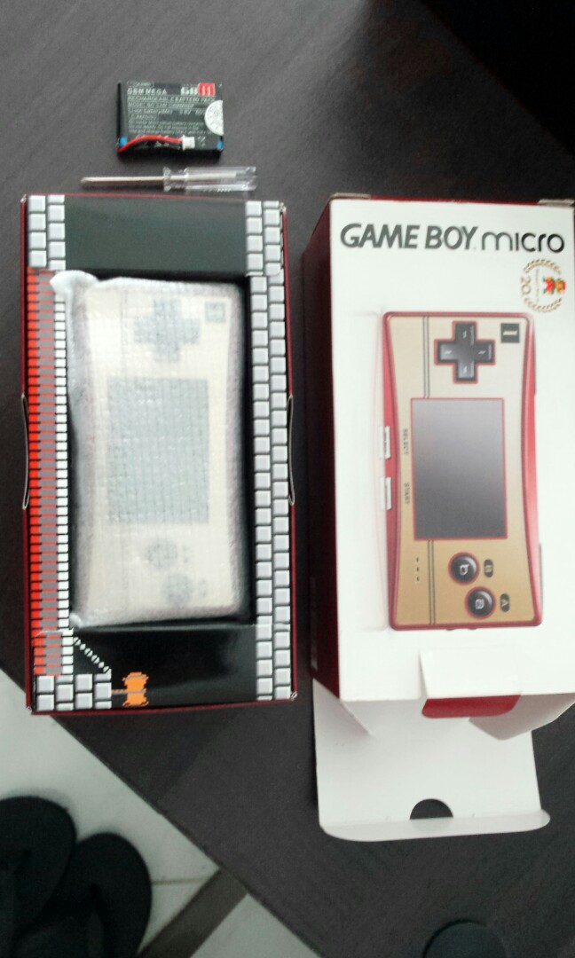 Gameboy micro 20th anniversary brand new, Video Gaming, Video Game ...