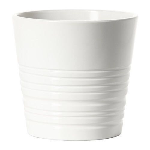 Samverka White Plant Pot 9 Cm Ikea