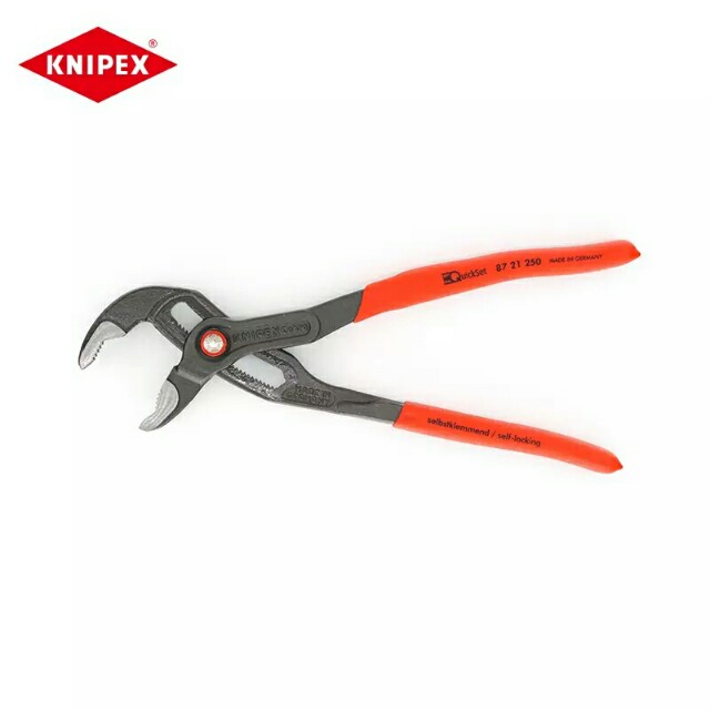 Knipex 8721250 10 Inch Adjustable Quick Set Cobra Pliers Tools Workshop Equipment Hand Tools