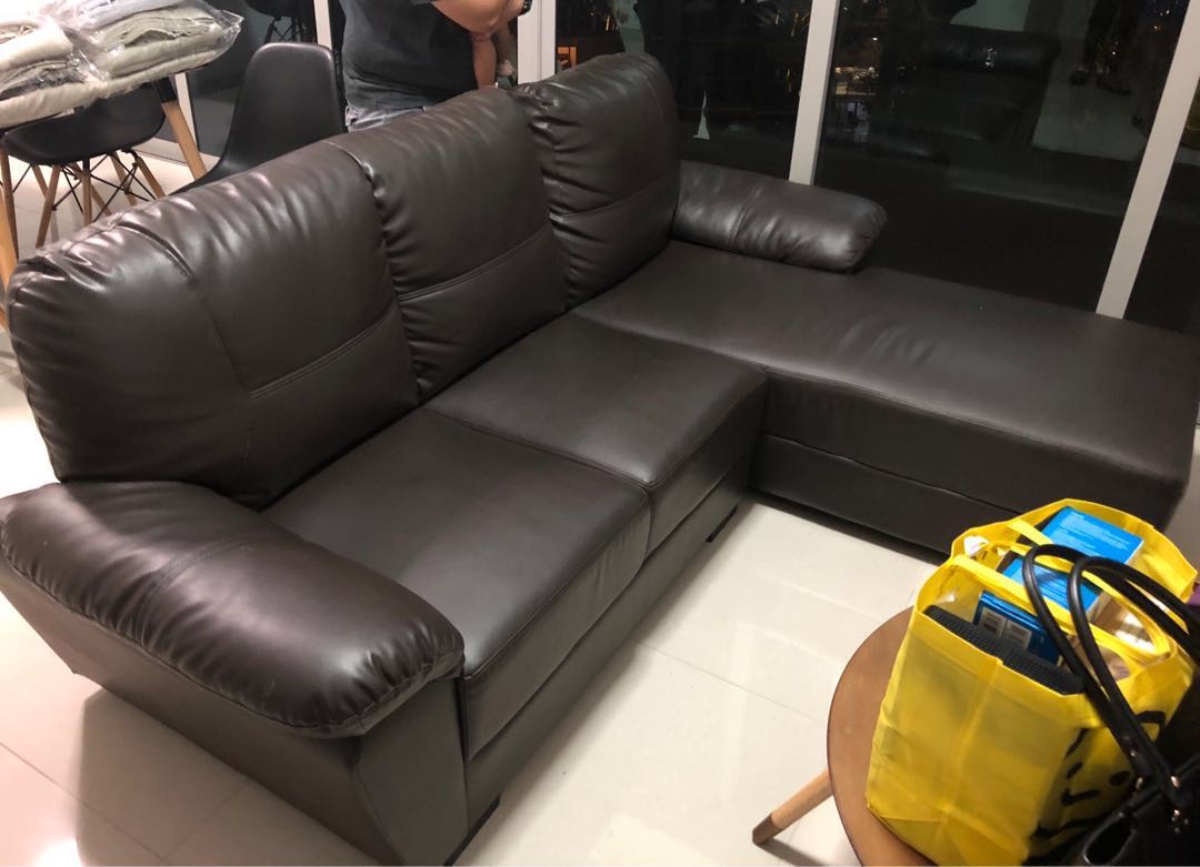 Lshape Sofa (two piece), Furniture & Home Living, Furniture, Sofas on