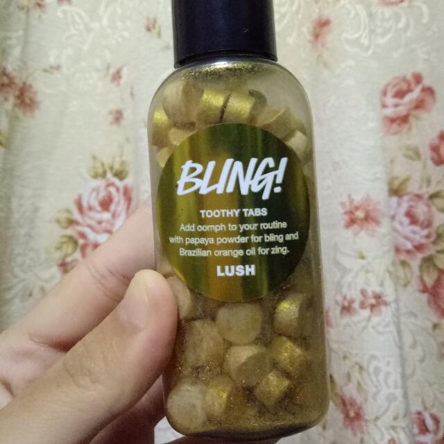 LUSH TOOTHY TABS, Health & Nutrition, Health Supplements, Vitamins &  Supplements on Carousell