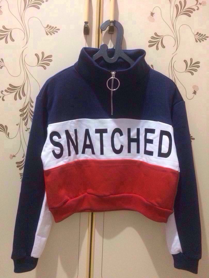 concept verjaardag tv New] Snatched Sweater H&M Look A like, Fesyen Wanita, Pakaian Wanita di  Carousell