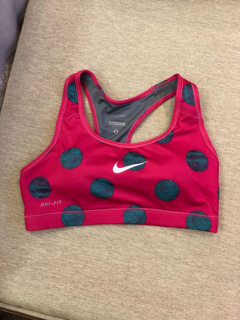 nike polka dot sports bra