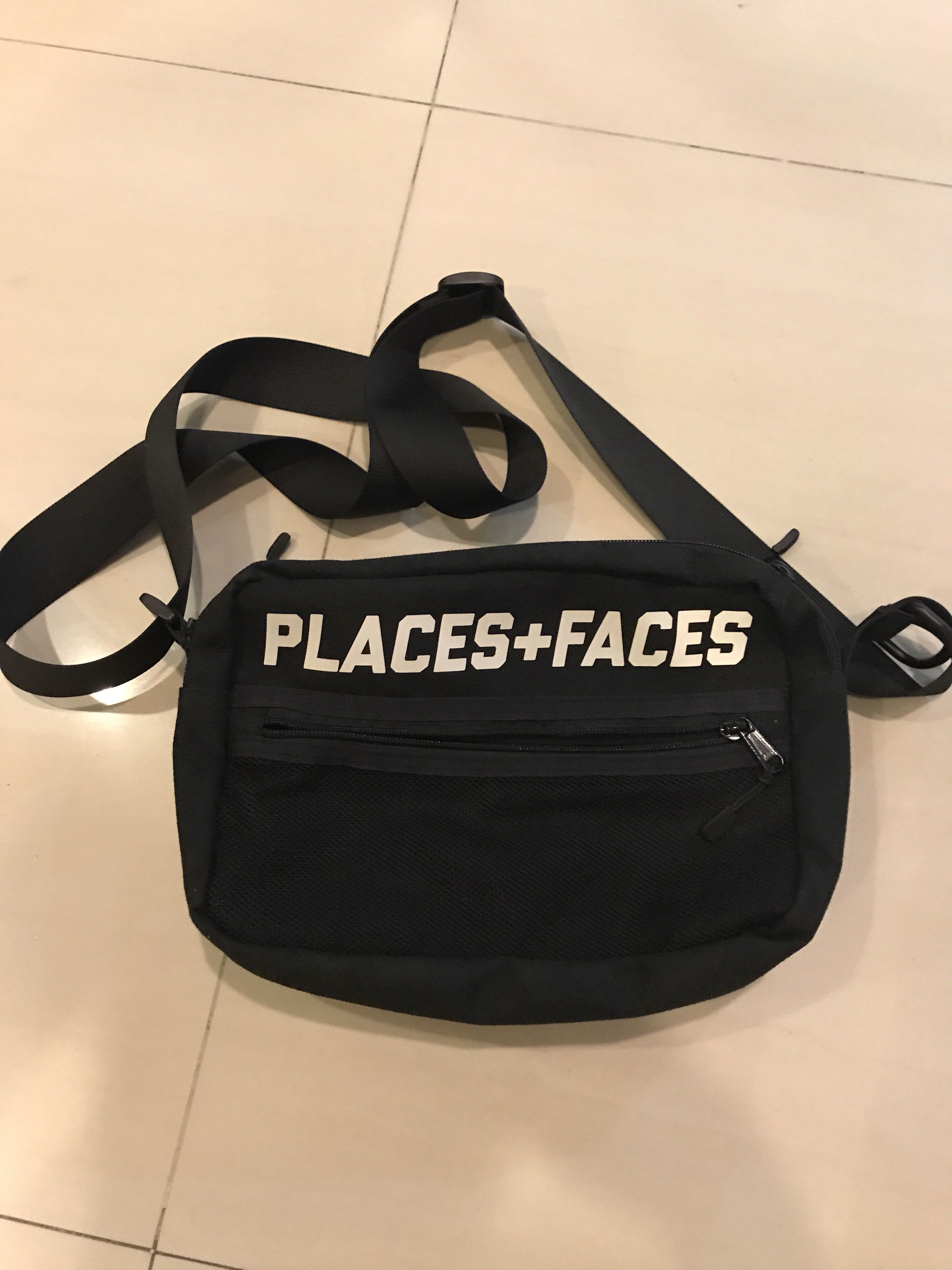 places plus faces pouch bag