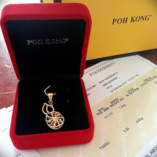 Poh kong top rose gold
