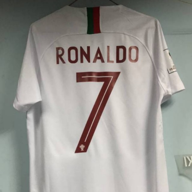 Portugal Away Jersey 2018 Sports Sports Apparel On Carousell