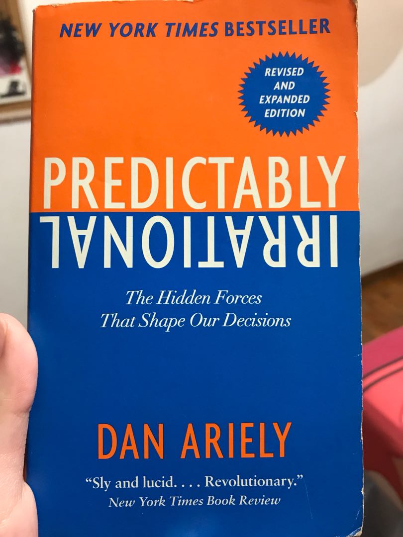 Predictably Irrational By Dan Ariely Books Stationery Fiction