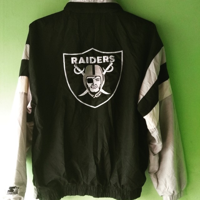 Raiders jaket by starter, Fesyen Pria 
