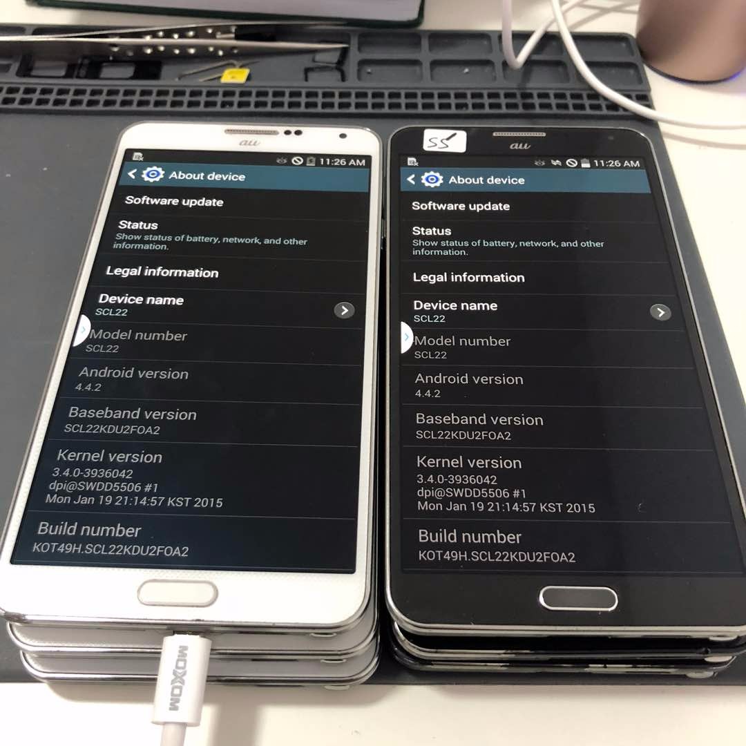 SAMSUNG GALAXY NOTE 3 SCL-22 3+32 AU JAPAN [SECONDHAND], Mobile