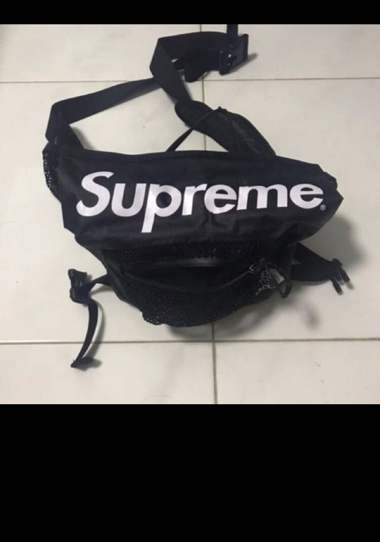 Supreme x tnf the north face fw17 waist bag Men s Fashion Bags Sling Bags on Carousell
