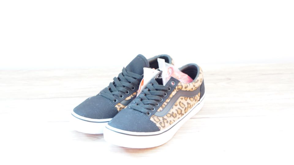 vans old skool leopard
