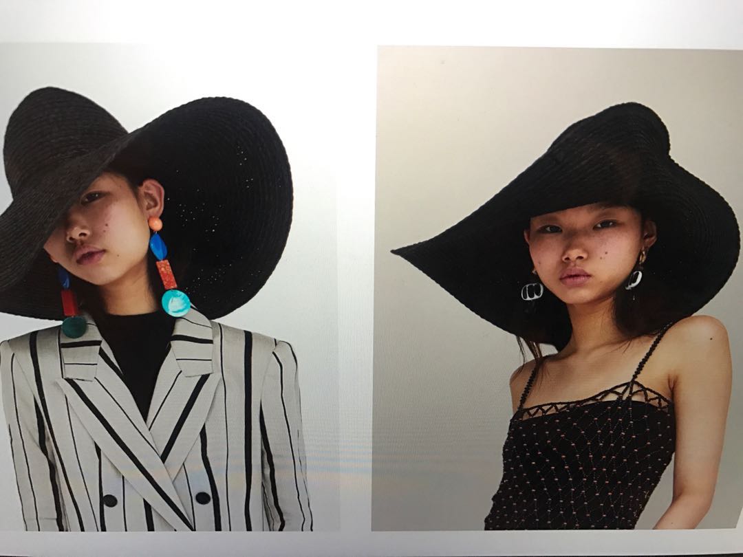ZARA Wide Brim Sun Hat, Women's Fashion 