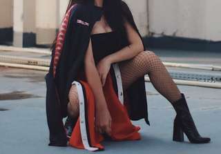 Side Slit Button Trackpants (Red)