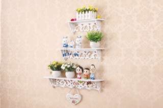 Kode A3 - Dekorasi/rak dinding rumah vintage 1set isi 3pcs