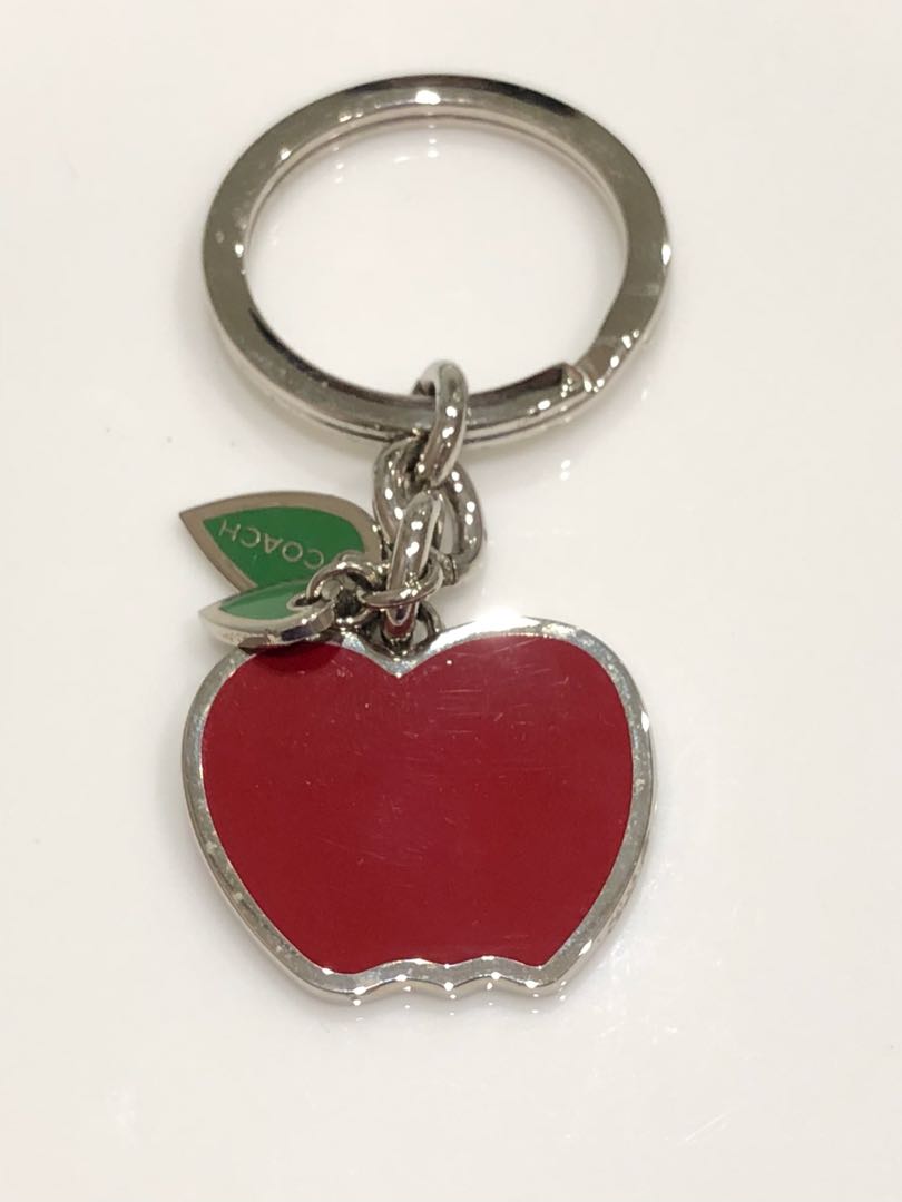 Coach sales apple keychain