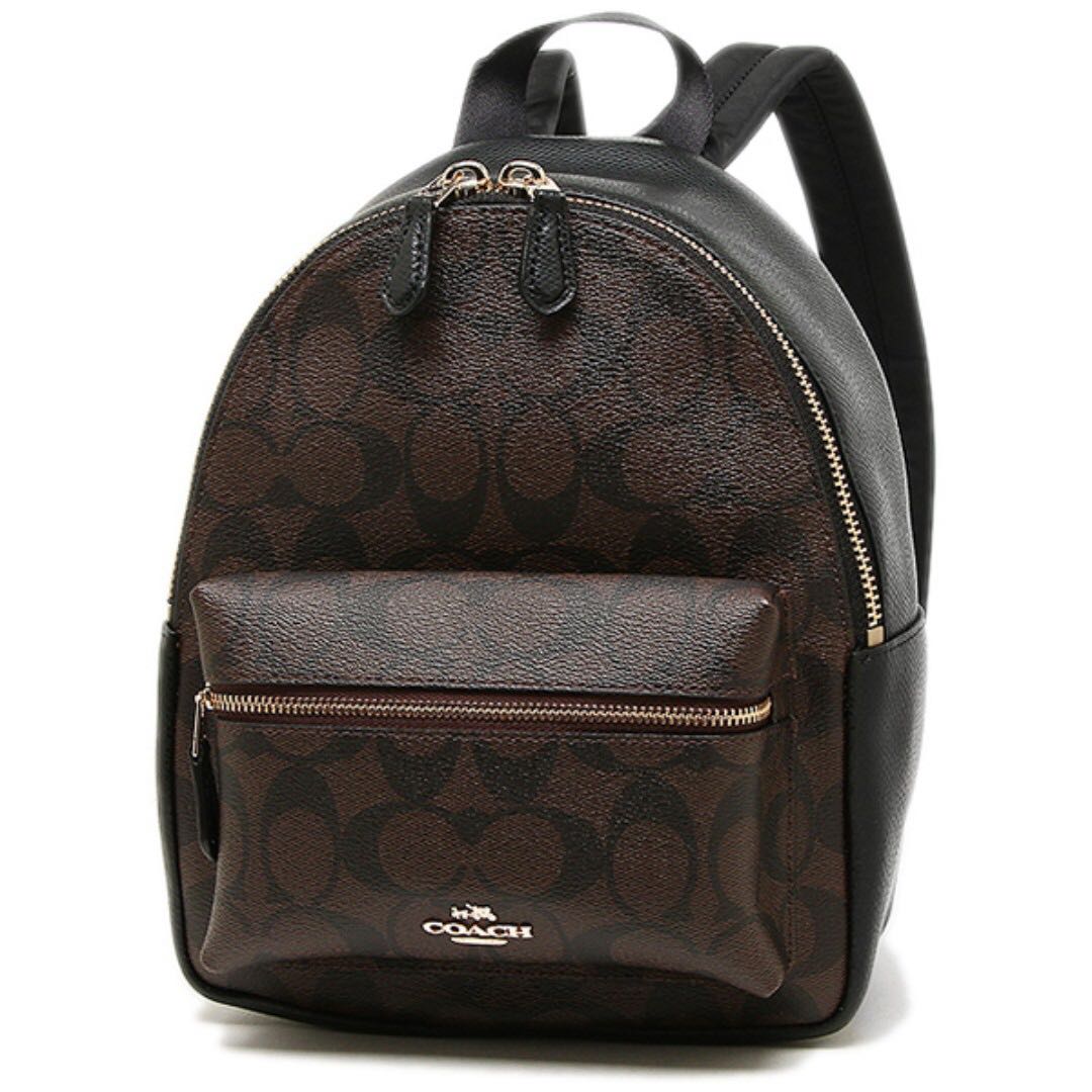 coach mini charlie signature backpack