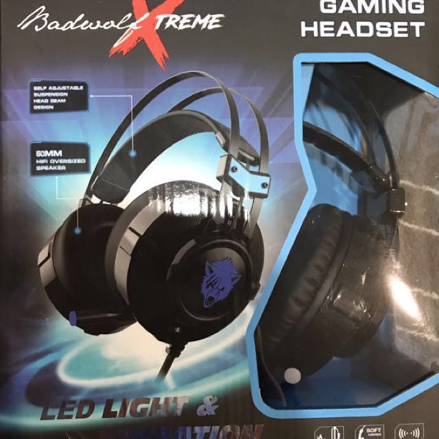 Badwolf Gaming Headset Audio Headphones Headsets on Carousell