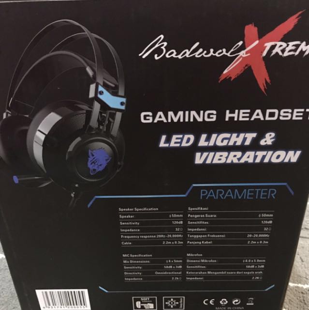 Badwolf Gaming Headset Audio Headphones Headsets on Carousell