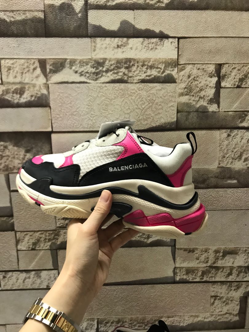 Price of New Balenciaga Triple S Trainers Black Red online