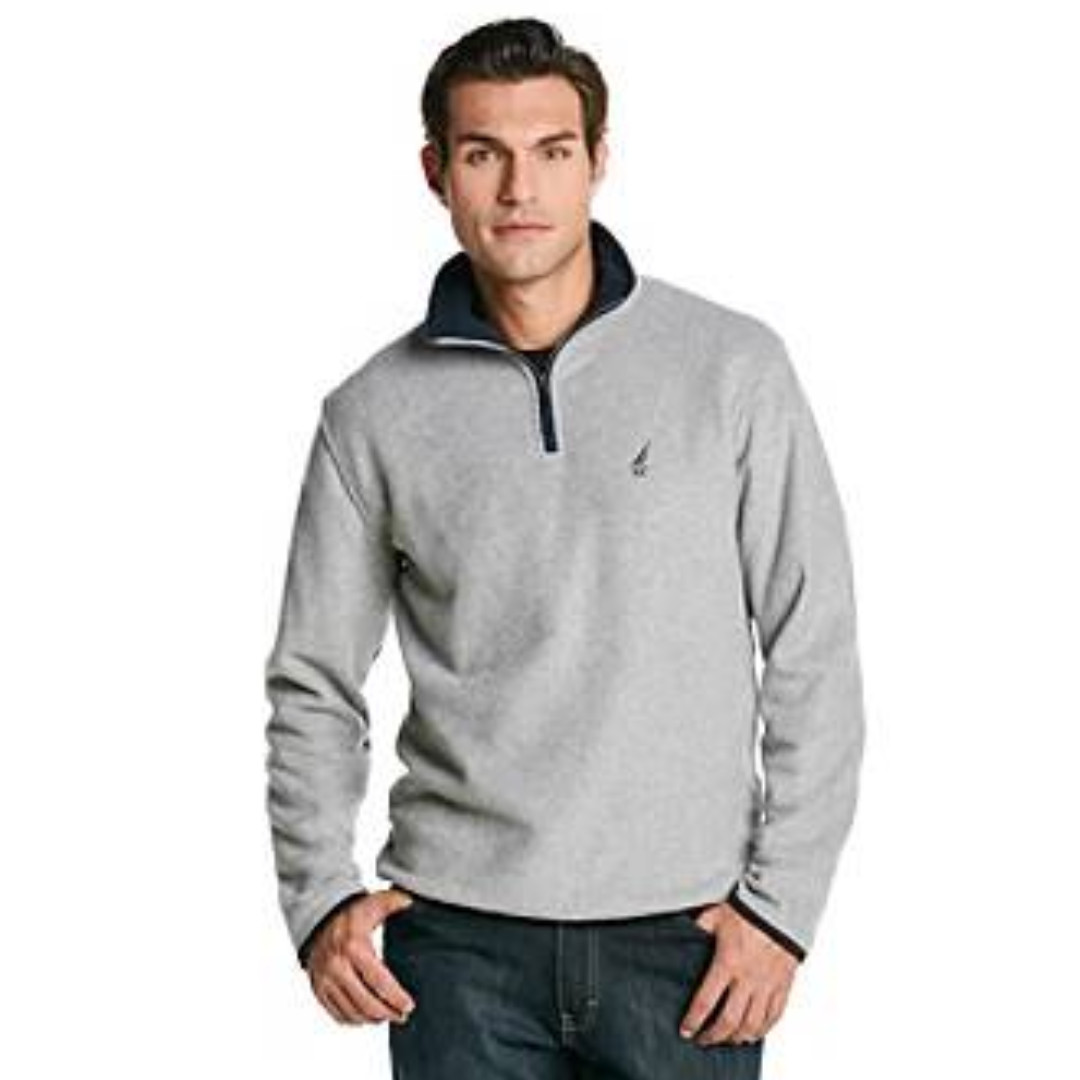 nautica quarter zip sweatshirt