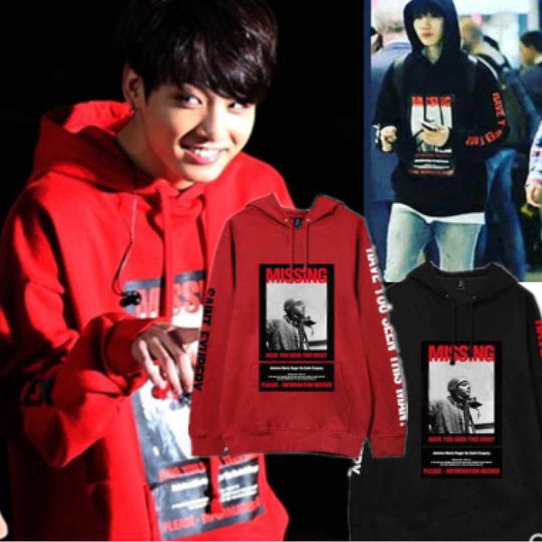 jungkook missing hoodie