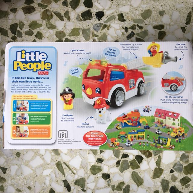fisher price lift and lower fire truck