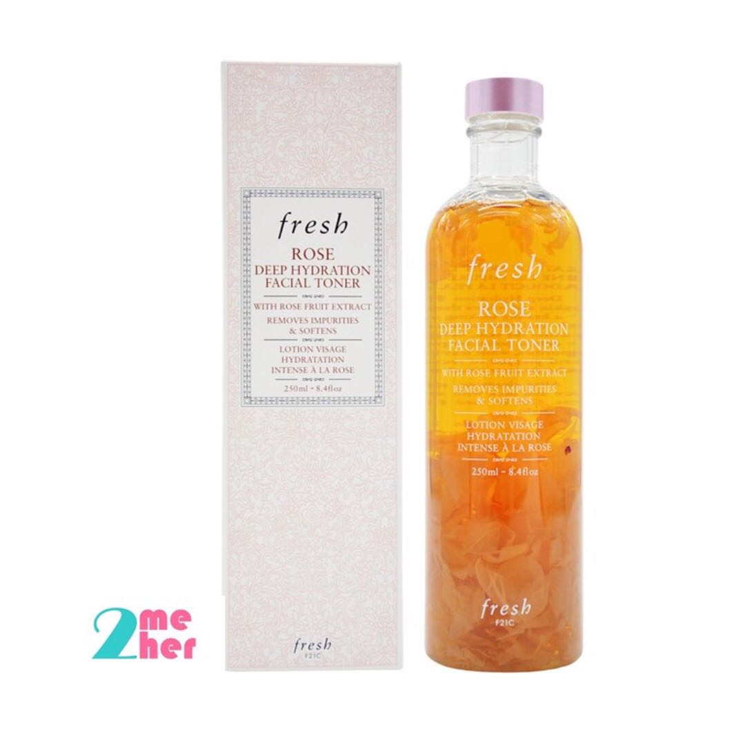 fresh rose deep hydration facial toner 250ml